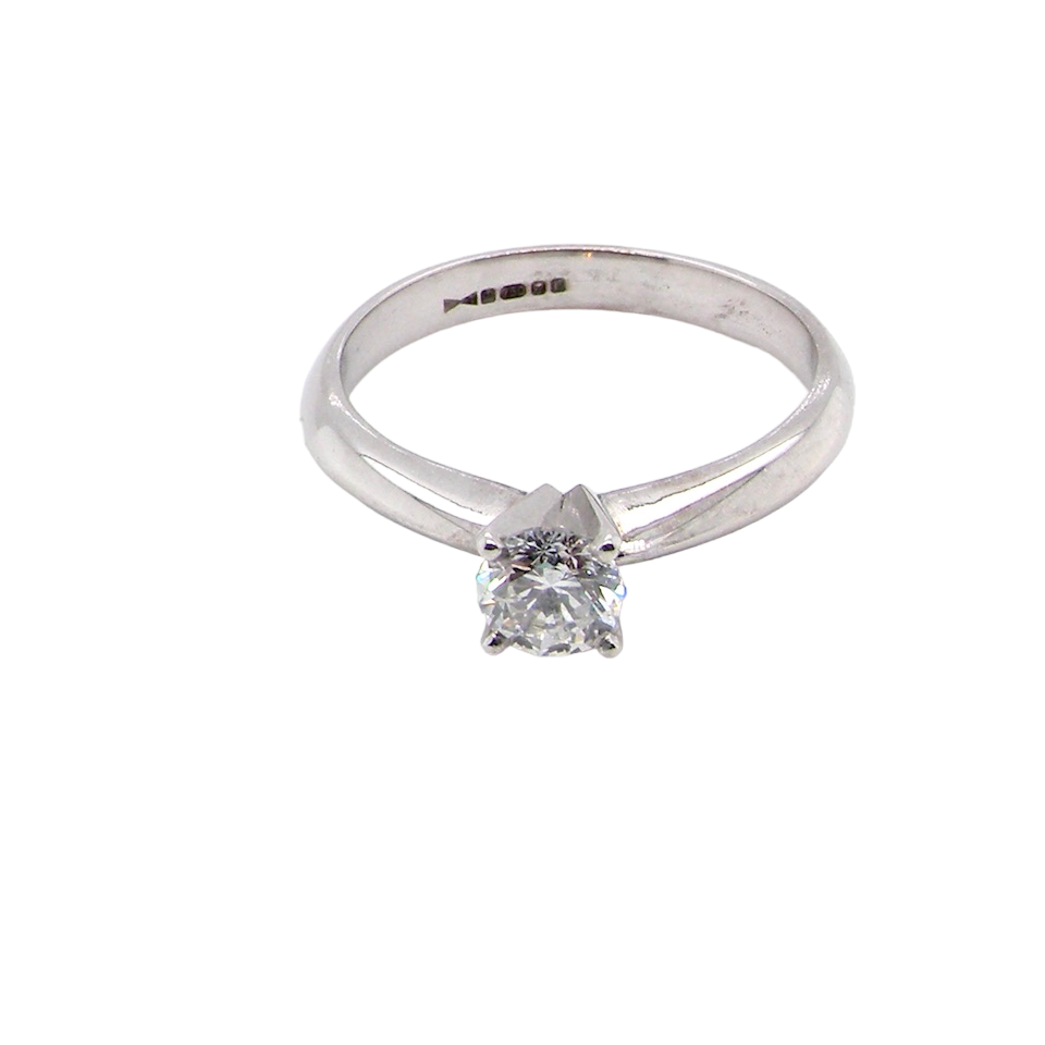 single stone diamond ring