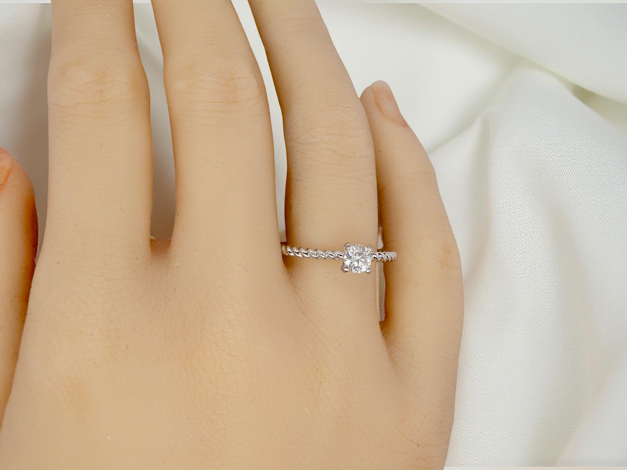 A solitaire Diamond Ring