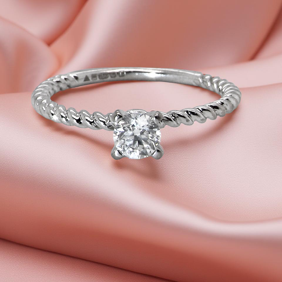 A solitaire Diamond Ring