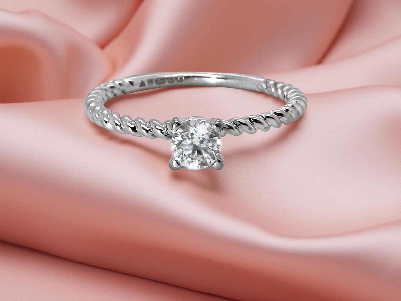 A solitaire Diamond Ring