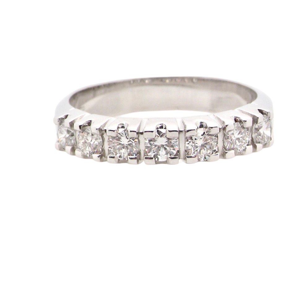 A white gold Diamond Eternity Ring