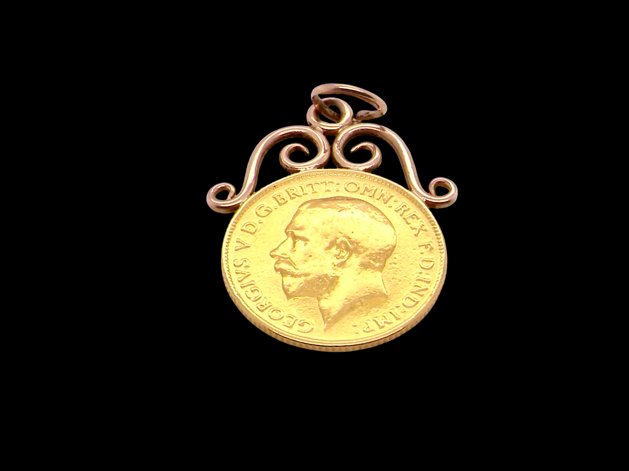 A half Sovereign gold coin. Dated 1911