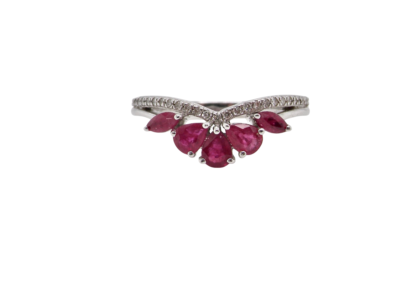 A NEW Ruby and Diamond feature ring