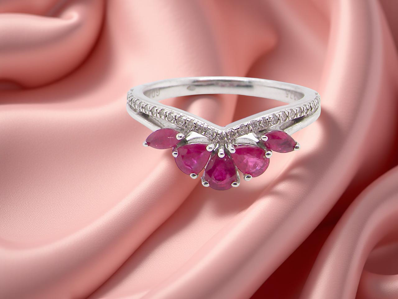 A NEW Ruby and Diamond feature ring