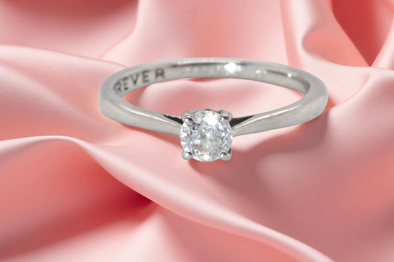 Platinum Diamond Solitaire Ring – Forever Collection