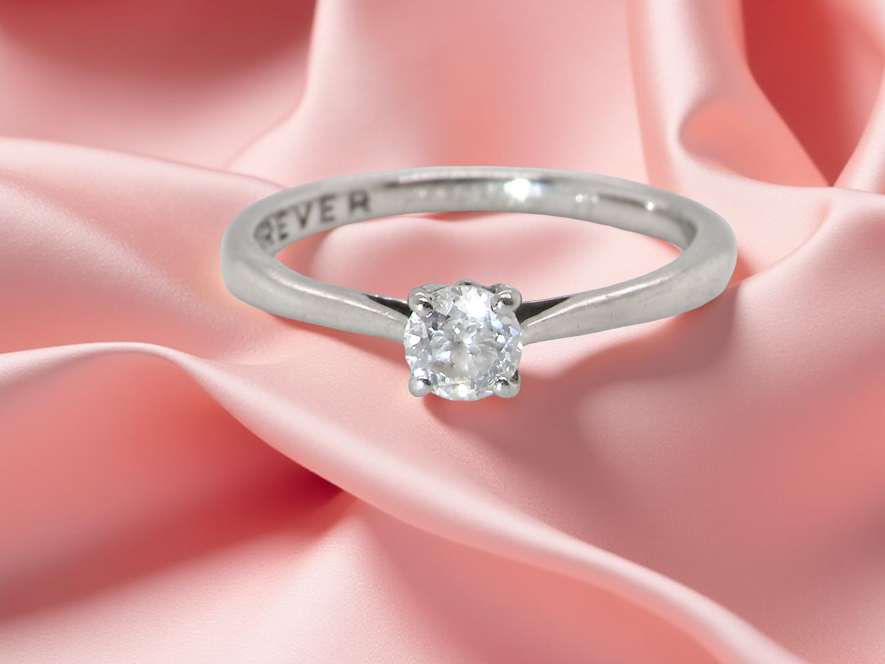Platinum Diamond Solitaire Ring – Forever Collection