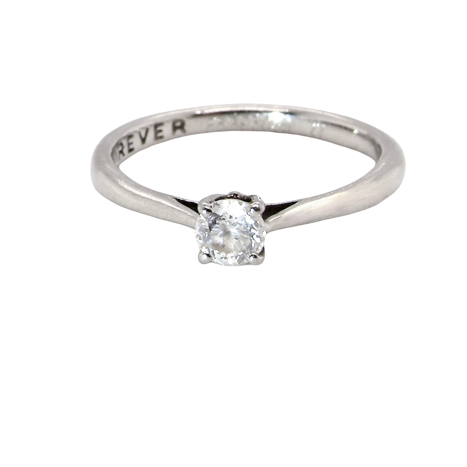 Platinum Diamond Solitaire Ring – Forever Collection