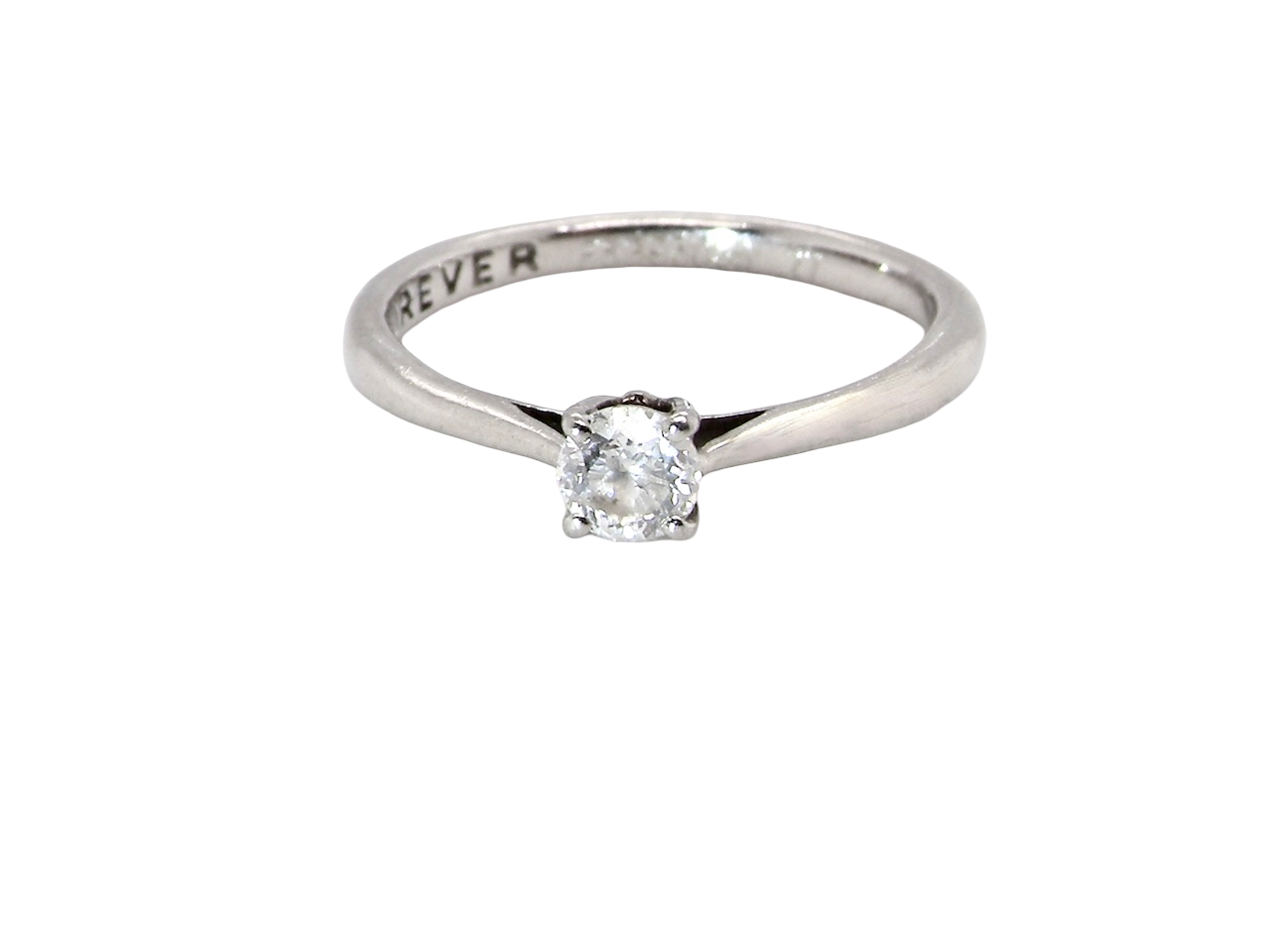 Platinum Diamond Solitaire Ring – Forever Collection