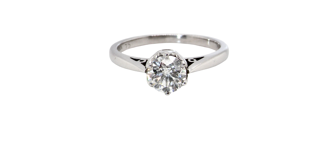 This is the number one choice for an engagement ring, the classic solitaire.