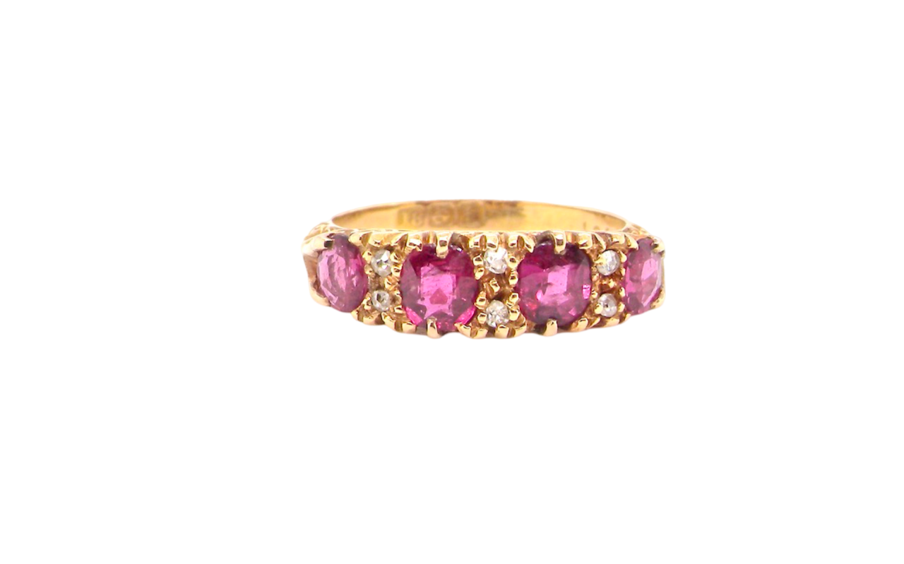An antique Ruby and Diamond ring