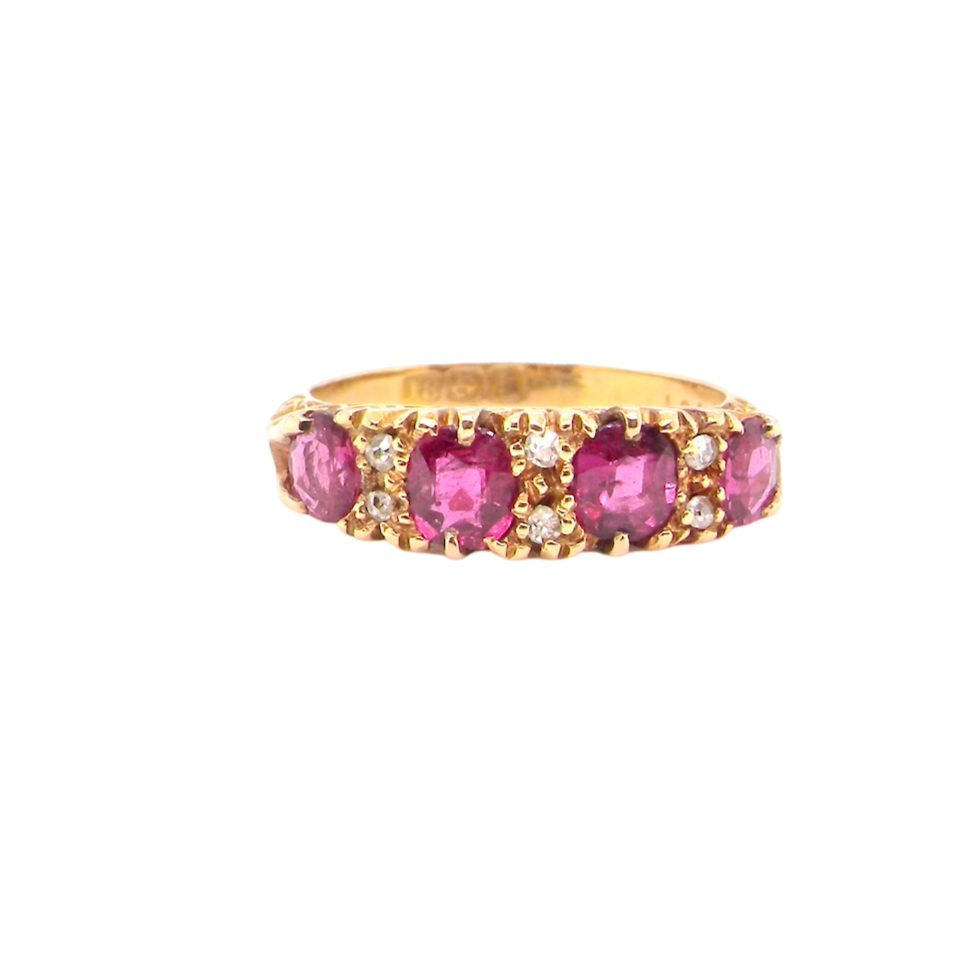 An antique Ruby and Diamond ring