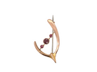 wishbone brooch