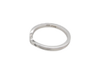 A diamond wishbone ring