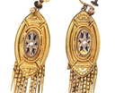 An impressive pair of Victorian earrings