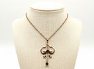 A Victorian garnet pendant