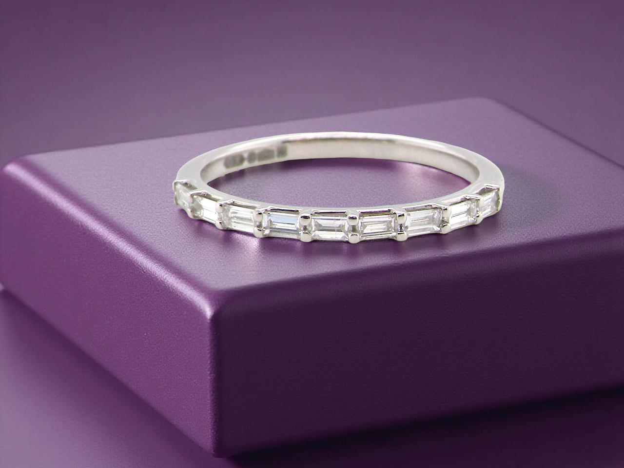 A platinum Diamond eternity ring