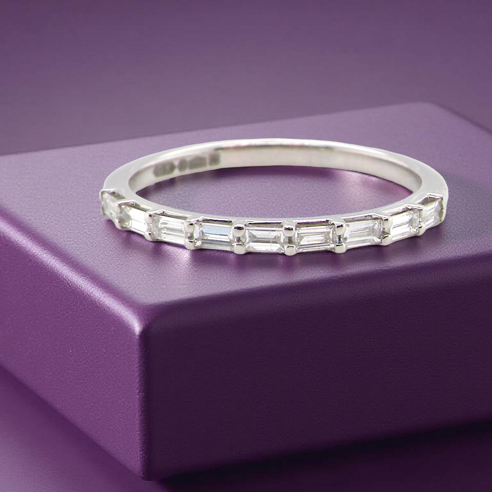 A platinum Diamond eternity ring