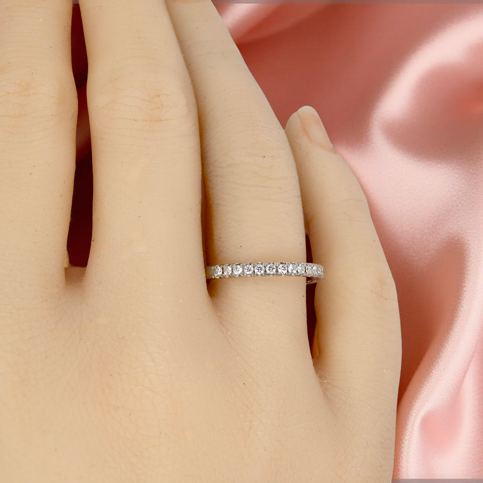 A Half Hoop Diamond Eternity Ring