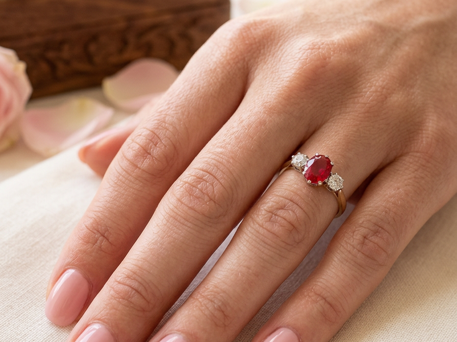 hand If orange is your favourite colour, this stunning ring is just for you! A vibrant fireglow orange opal sets this ring apart form the everyday norm!