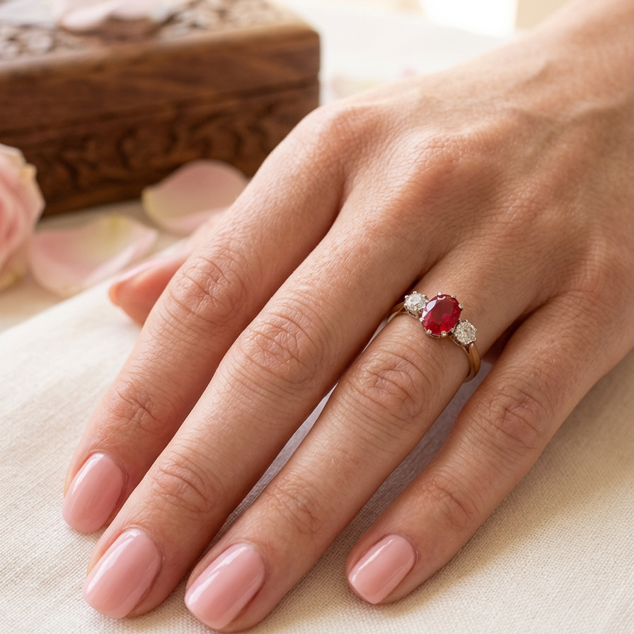 hand If orange is your favourite colour, this stunning ring is just for you! A vibrant fireglow orange opal sets this ring apart form the everyday norm!