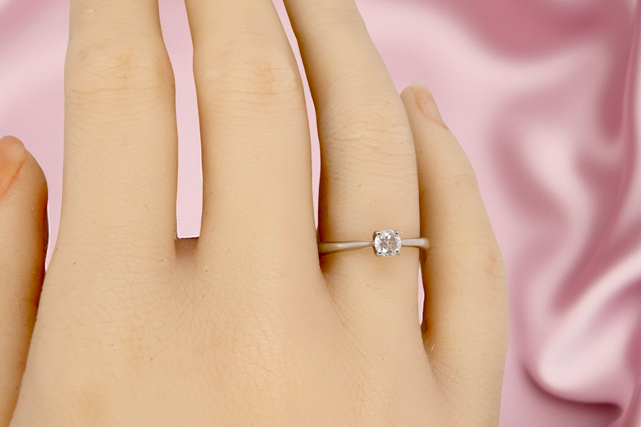 Platinum Diamond Solitaire Ring – Forever Collection