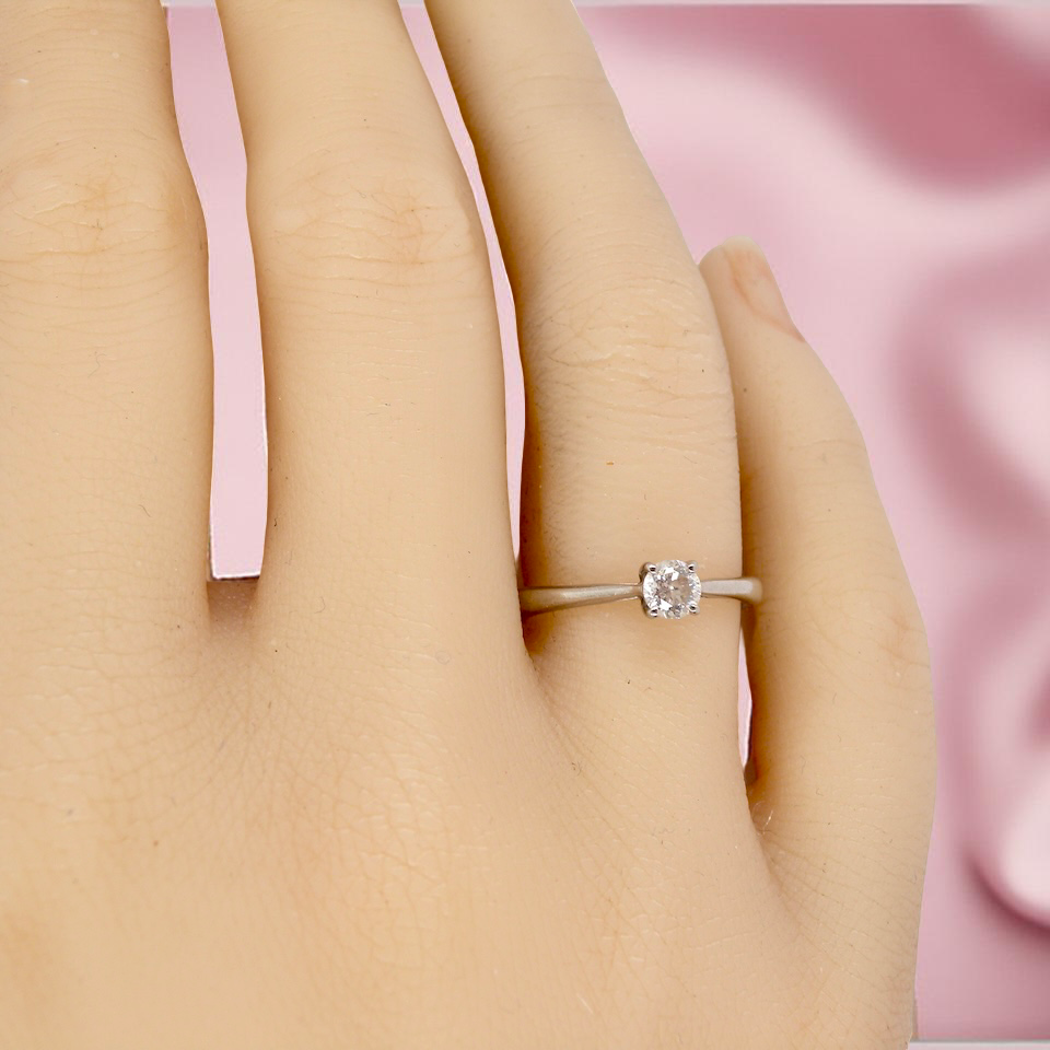 Platinum Diamond Solitaire Ring – Forever Collection