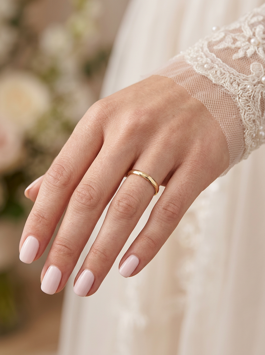 The absolute classic for a wedding ring. This 18 carat yellow gold ring is D shaped with a width of 2.5mm, and a weight of 2.7grams.