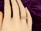 antique A vintage five stone diamond ring