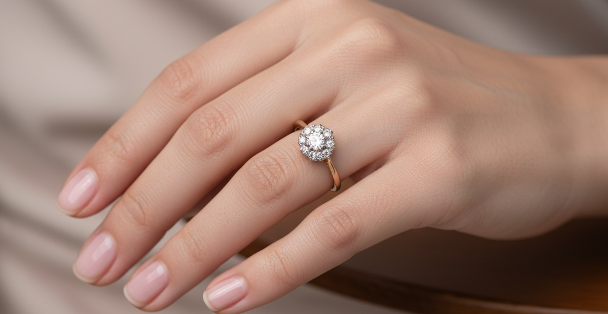 A Vintage Diamond Cluster Ring (c.1930–1940)