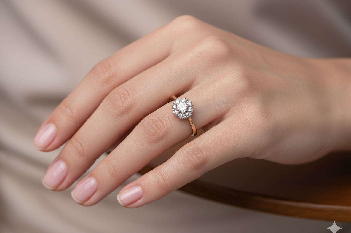 A Vintage Diamond Cluster Ring (c.1930–1940)