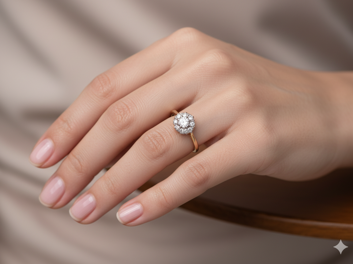 A Vintage Diamond Cluster Ring (c.1930–1940)