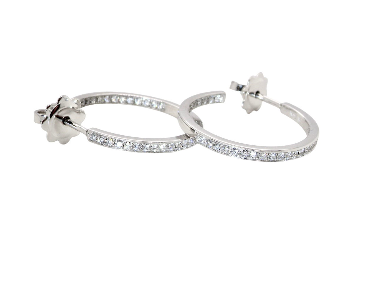 hoop earrings by Mappin & Webb,