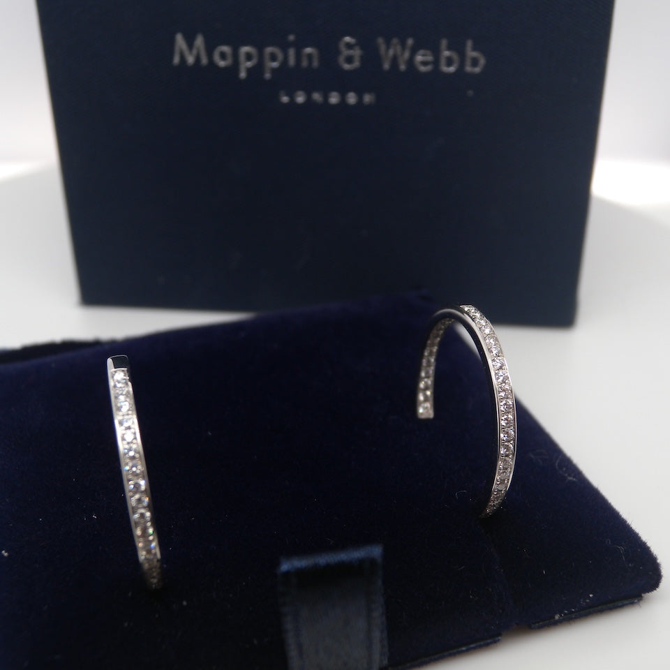 hoop earrings by Mappin & Webb, E