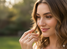 A Beautiful Solitaire Diamond Ring