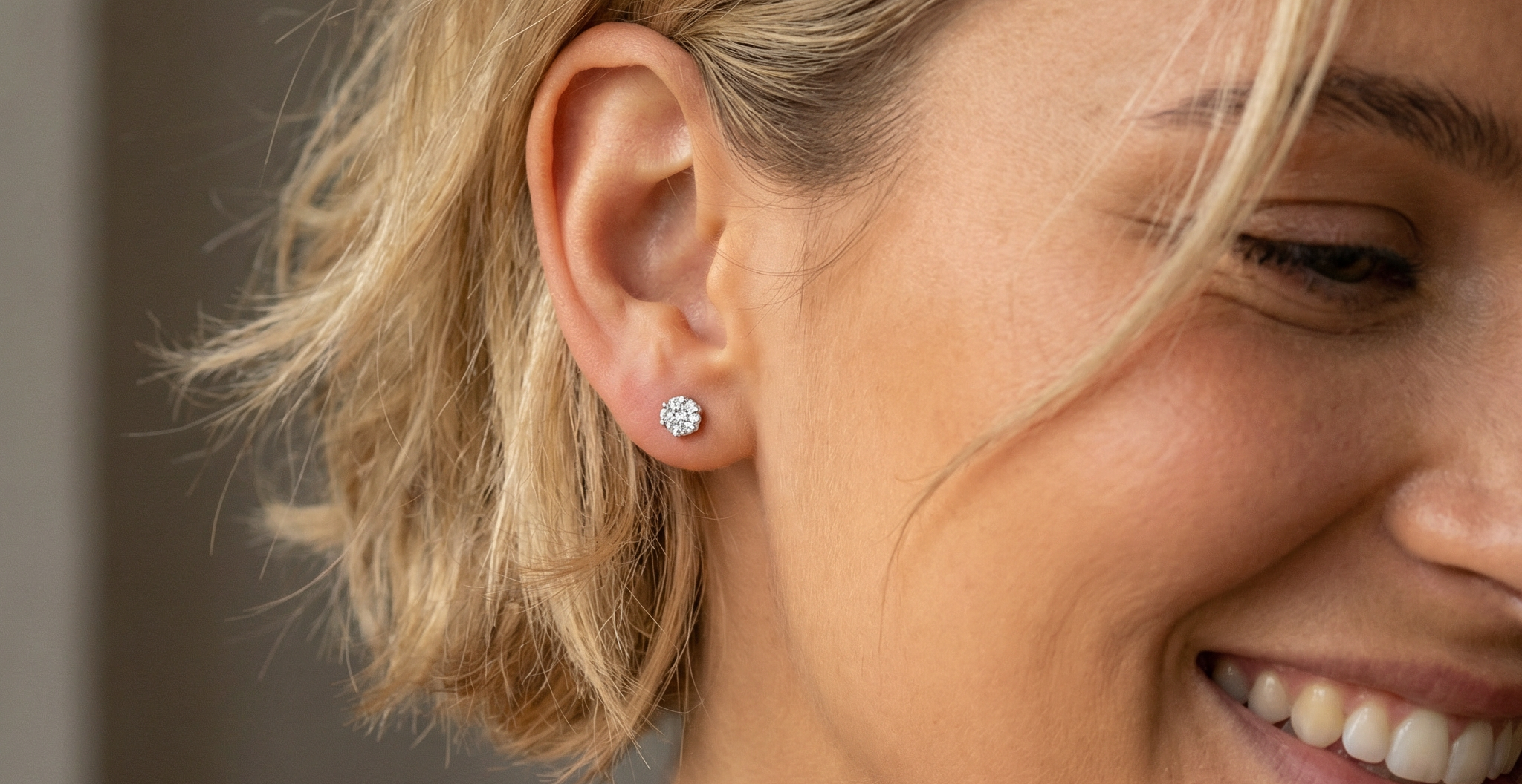 model A NEW cluster earring DIAMOND MONTH OFFER!