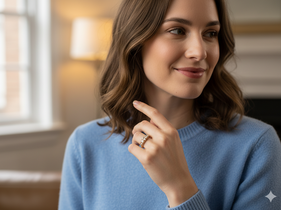 A Victorian Five-Stone Diamond Ring, Birmingham 1892