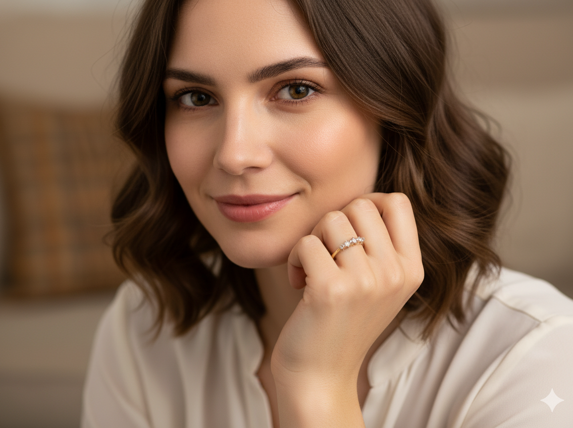 An Early 20th Century Five-Stone Diamond Ring