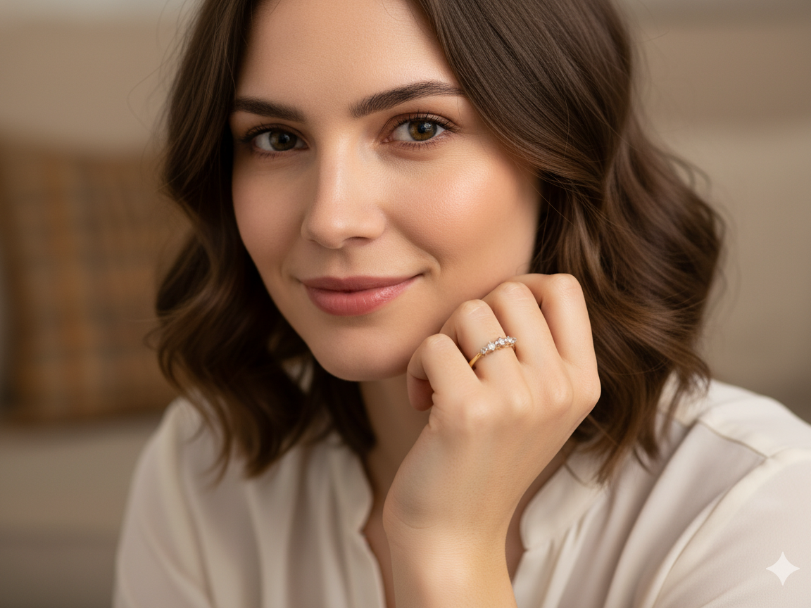 An Early 20th Century Five-Stone Diamond Ring