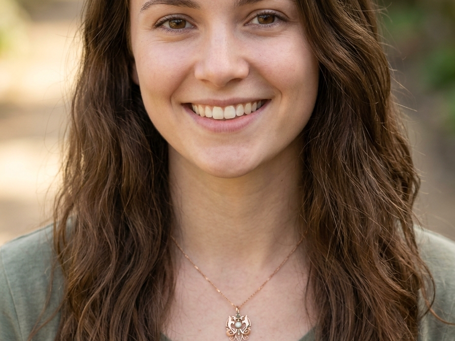 model An elegant Edwardian-style pendant featuring a fancy openwork design, set with a round 5mm opal centre stone.