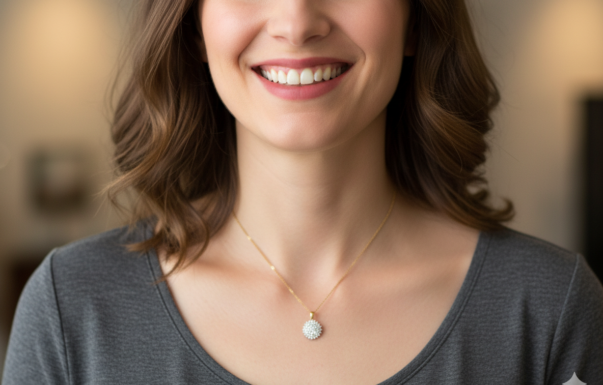 model An impressive diamond pendant, set with multiple round brilliant-cut diamonds,