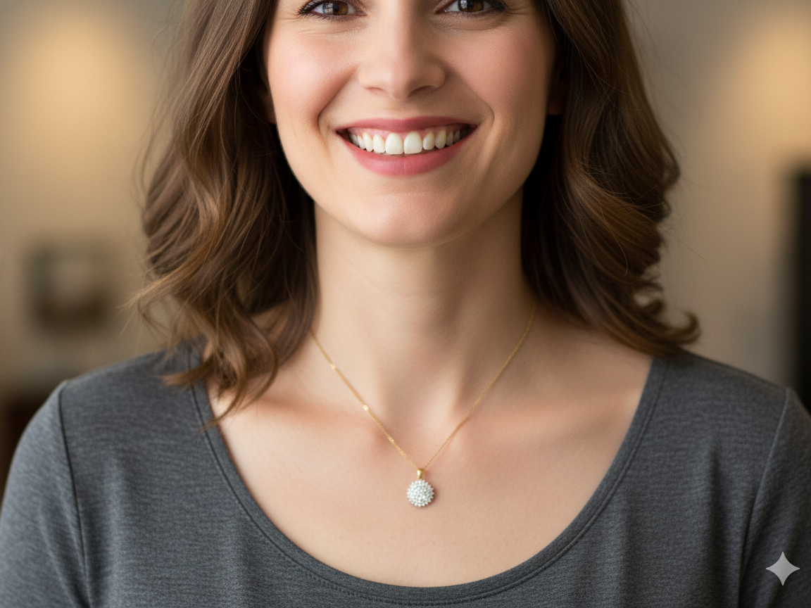 model An impressive diamond pendant, set with multiple round brilliant-cut diamonds,