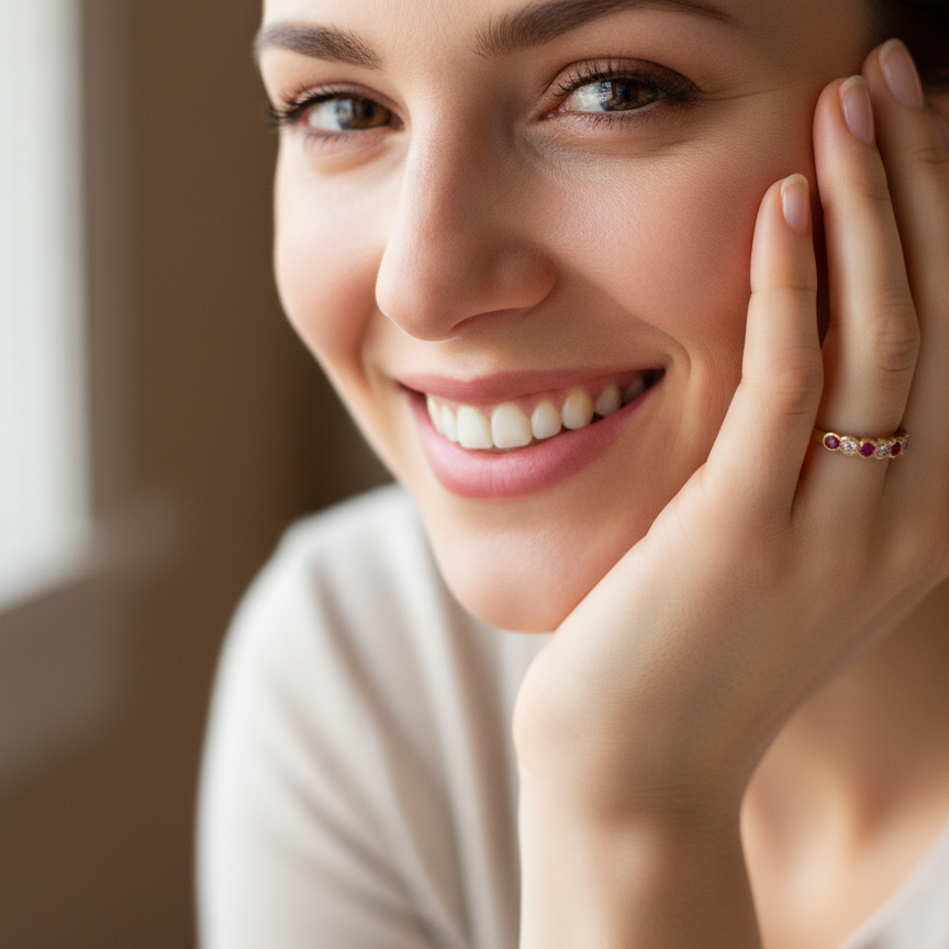 model half-hoop eternity ring crafted in 18ct yellow gold