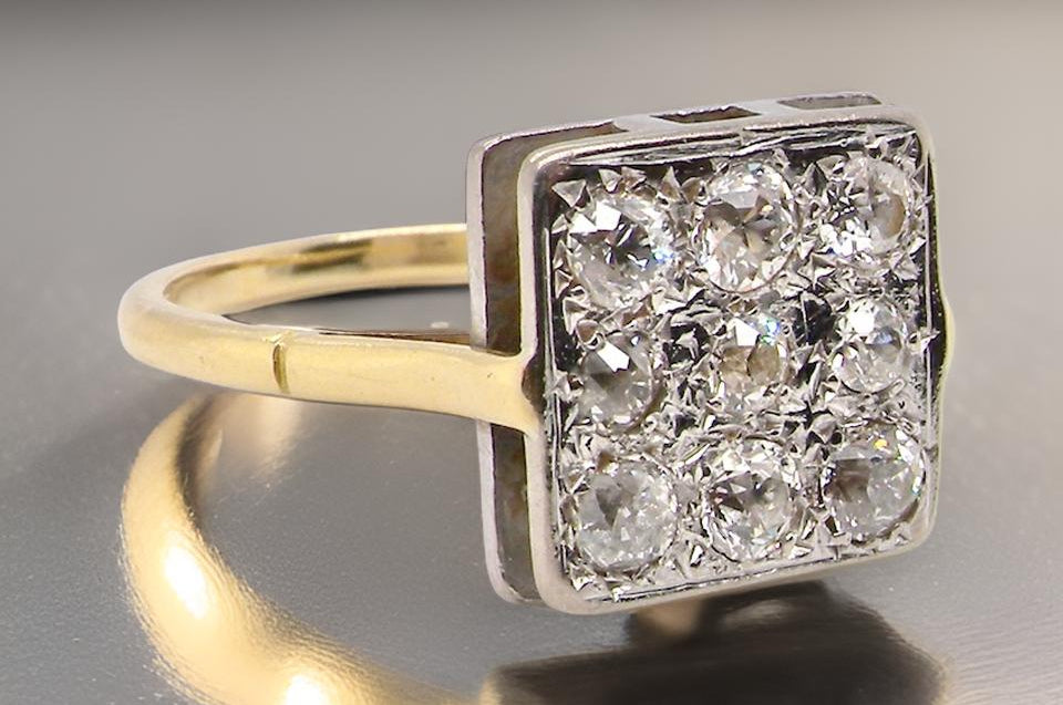 Vintage Art Deco diamond ring