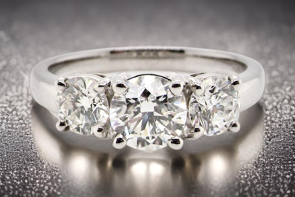 an impressive trilogy Diamond Ring