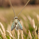 pearl and diamond pendant