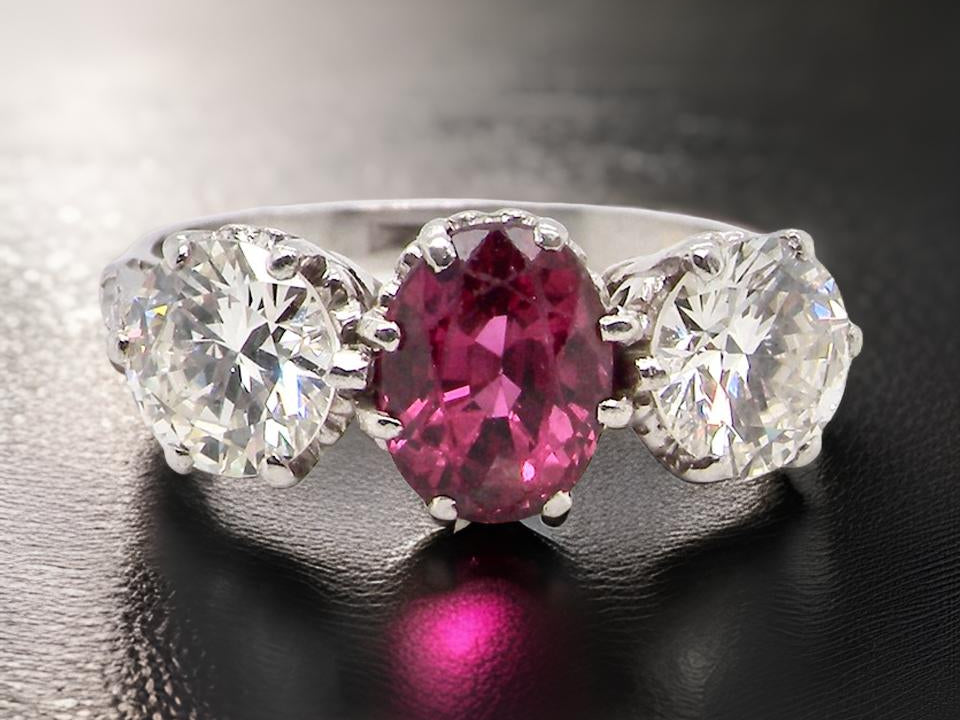 Early 20th century Ruby and Diamond Ring