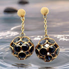 Sapphire drop earrings