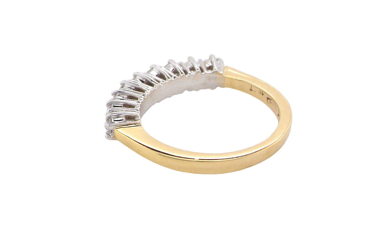 A Classic Half Hoop Diamond Eternity Ring