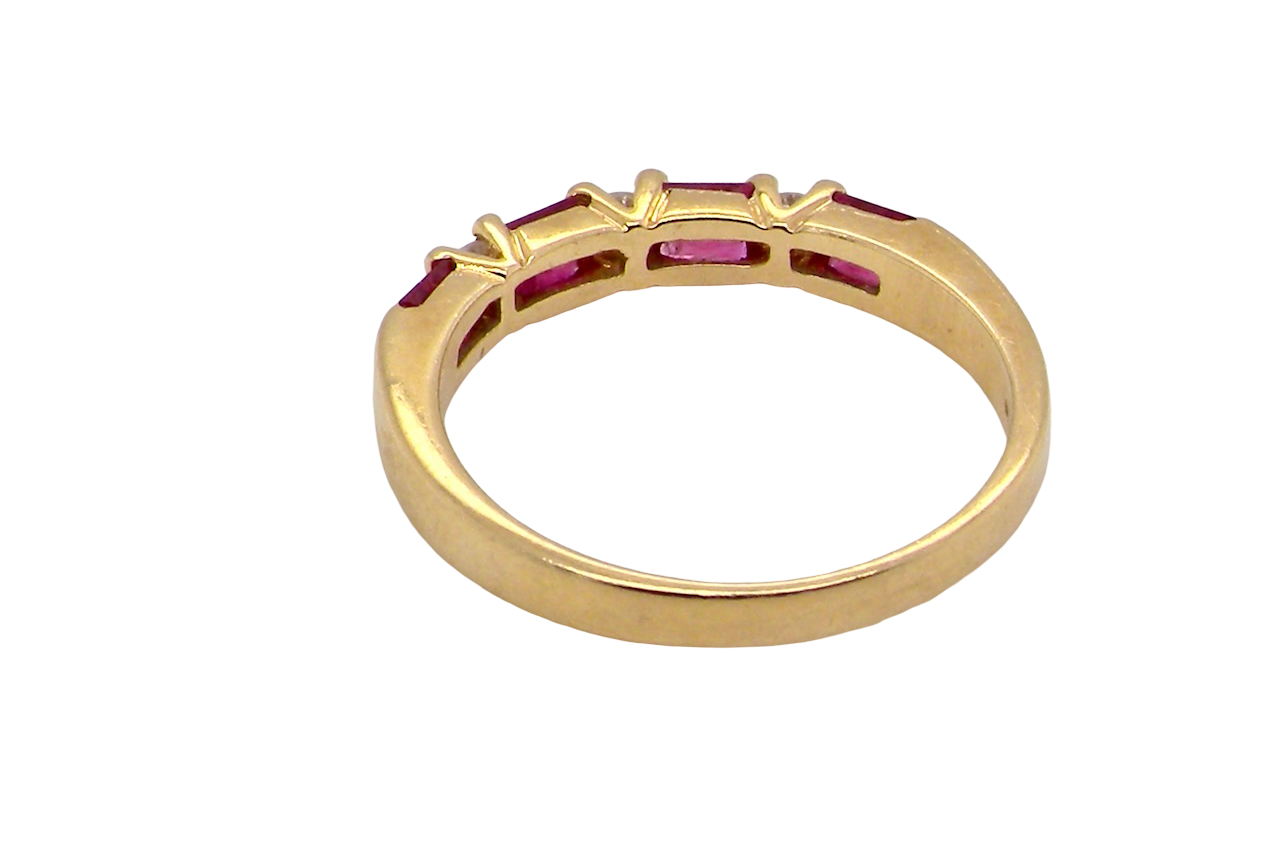 rear A Ruby and Diamond eternity ring square