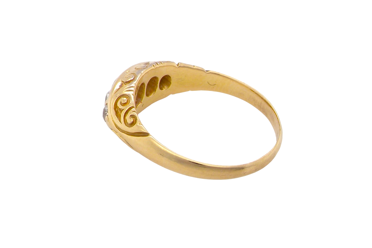 A_Victorian_diamond_five_stone_ring
